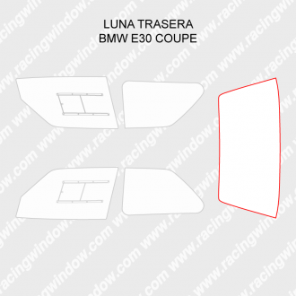 Luna trasera BMW E30 COUPE