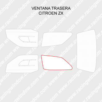 Fenêtre de porte arrière CITROEN ZX 3 DES PORTES