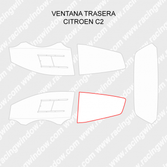 Fenêtre de porte arrière CITROEN C2 3 DES PORTES