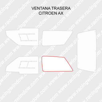 Ventana puerta trasera CITROEN AX 3 PUERTAS