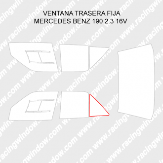 Fijo puerta traseraMERCEDES 190 W201 4 PUERTAS
