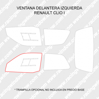 Ventana delantera izquierda RENAULT CLIO 1 3 PUERTAS
