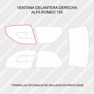 Fenêtre avant droite ALFA ROMEO 155