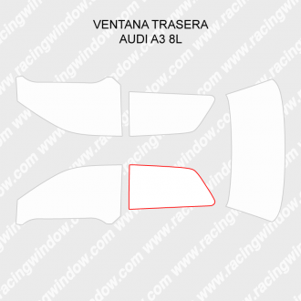 Ventana puerta trasera AUDI A3 8L 3 PUERTAS