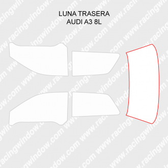 Luna trasera AUDI A3 8L 3 PUERTAS