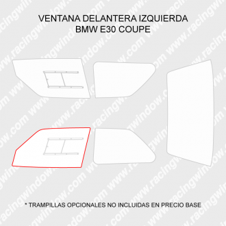 Ventana delantera izquierda BMW E30 COUPE