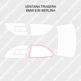 Ventana puerta trasera BMW E36 BERLINA