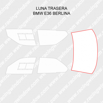 Luna trasera BMW E36 BERLINA