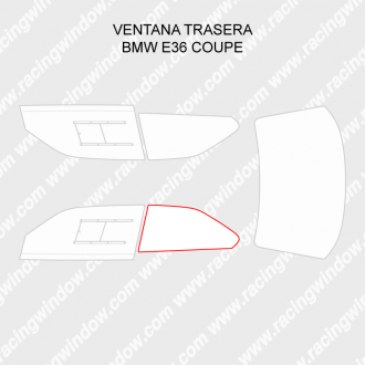 Ventana puerta trasera BMW E36 COUPE