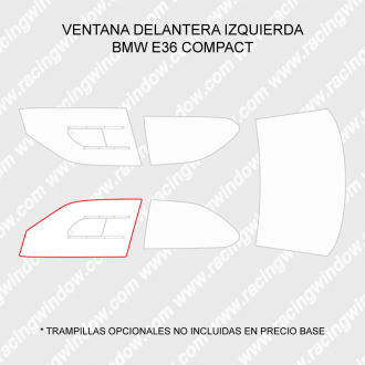 Ventana delantera izquierda BMW E36 COMPACT
