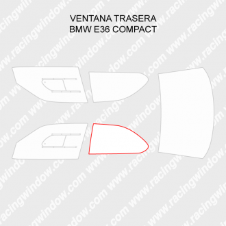 Ventana puerta trasera BMW E36 COMPACT