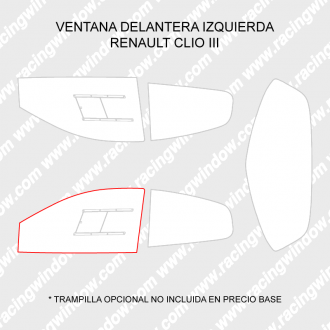 Ventana delantera izquierda RENAULT CLIO 3 3 PUERTAS