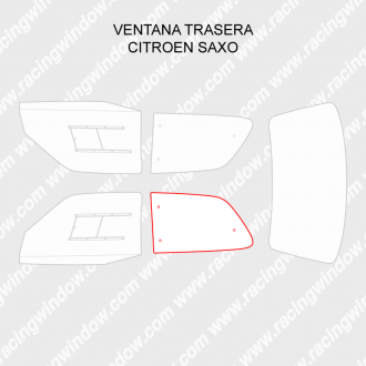 Ventana puerta trasera CITROEN SAXO 3 PUERTAS