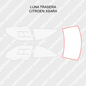 Luna trasera CITROEN XSARA 3 PUERTAS
