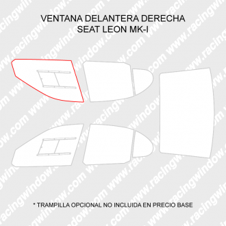 Ventana delantera derecha SEAT LEON MK1
