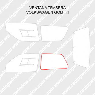 Ventana puerta trasera VOLKSWAGEN GOLF MK3 3 PUERTAS